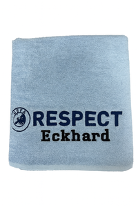 „Personalisiertes RESPECT-Badetuch – 150 x 90 cm“