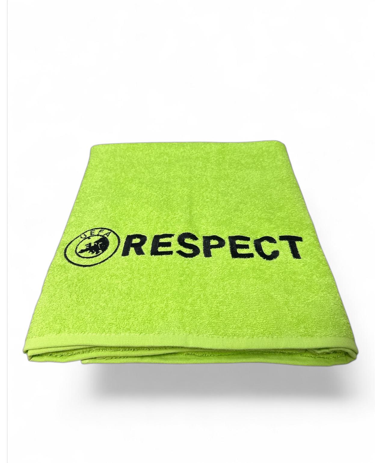 „Personalisiertes RESPECT-Badetuch – 150 x 90 cm“
