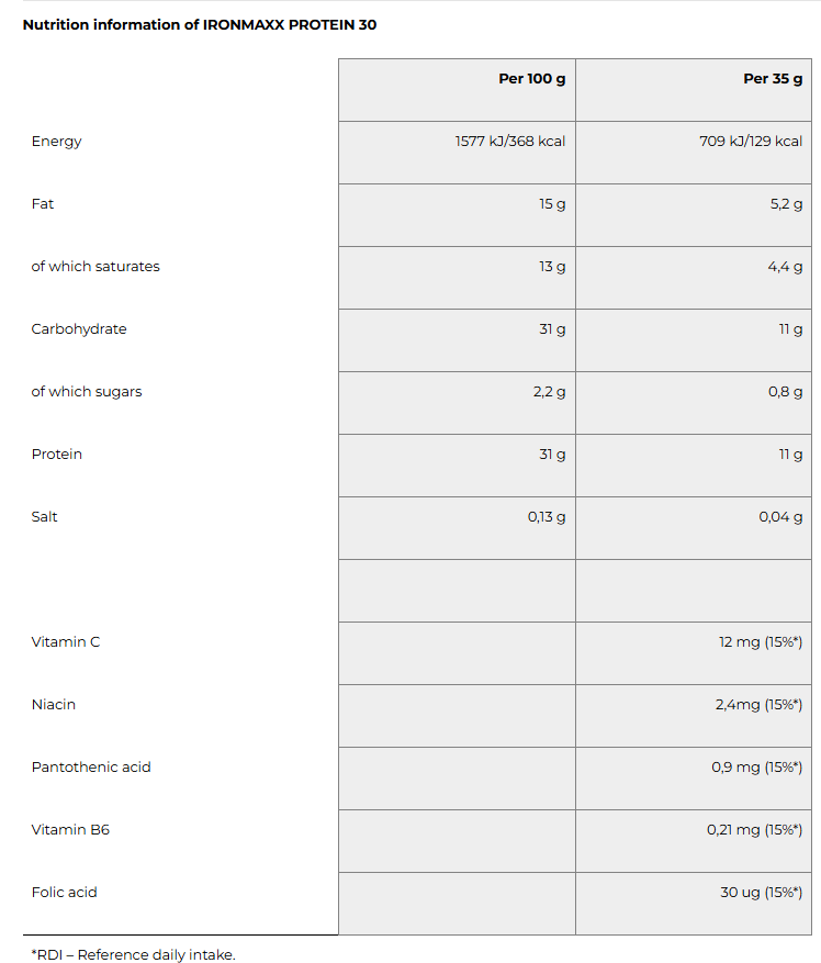 IRONMAXX PROTEIN 30 35g - Banane