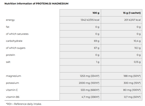 PROTEINI.SI MAGNESIUM 15g - Zitrone