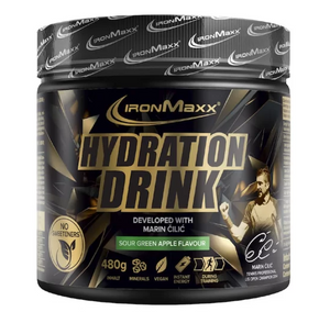 IRONMAXX HYDRATION DRINK POWDER 480g - Sour green apple