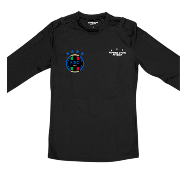 Multifunktionsshirt mit Headset Taschen Langarm Slim Fit