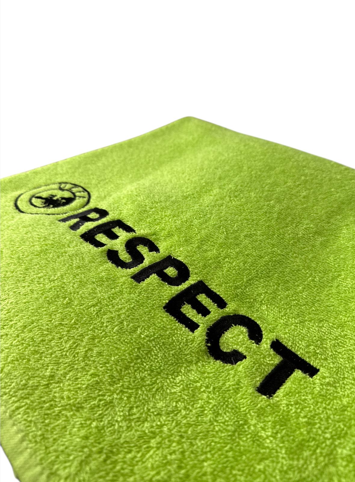 „Personalisiertes RESPECT-Badetuch – 150 x 90 cm“
