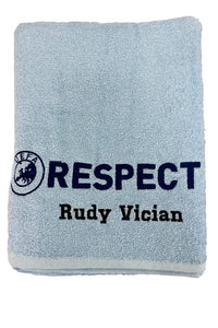 „Personalisiertes RESPECT-Badetuch – 150 x 90 cm“