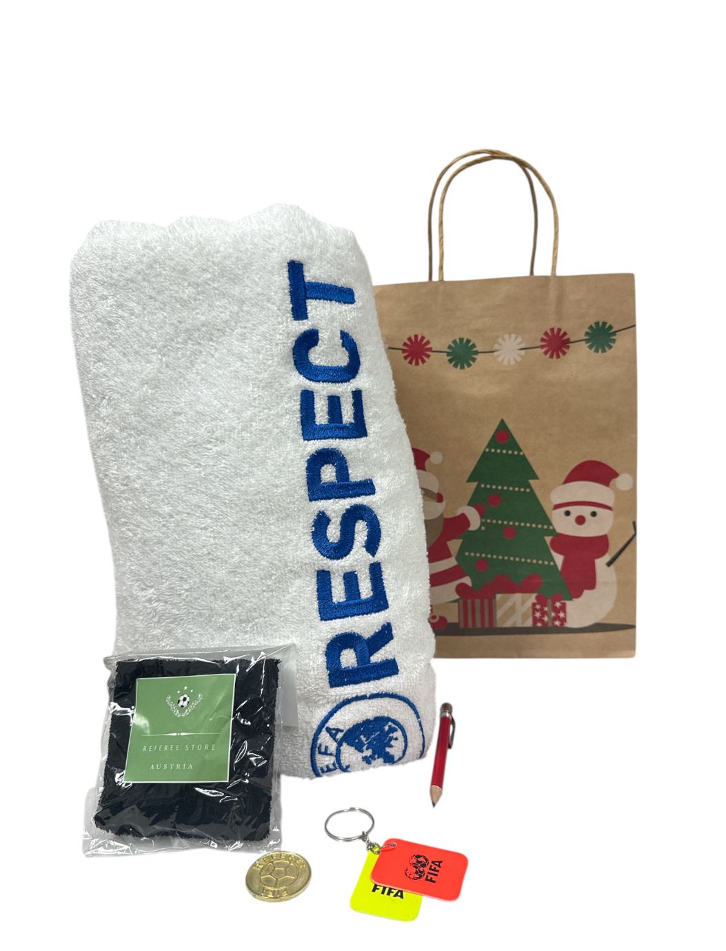Weihnachtsgeschenk „Personalisiertes RESPECT-Badetuch – 150 x 90 cm“