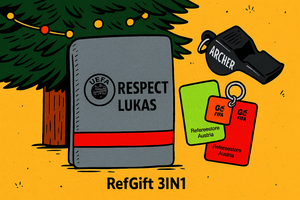 RefGift 3in1 – Das personalisierte Schiedsrichter-Geschenkset