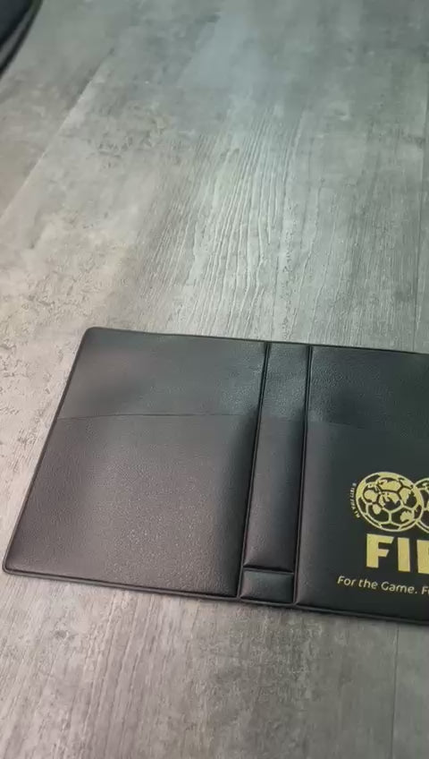 Fifa Card Folder Gold with Pencil Compartment
